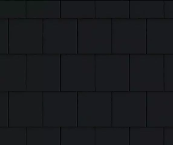 Рядовая черепица Kriastak. Цементно-песчаная. Platt Classic Черный купить в краснодаре