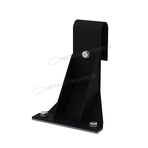 Комплект_Кронштейнов МП к крыше для лестницы_МЧ Монтерроса (9005)_4шт и метизы купить в краснодаре