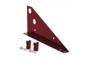 Кронштейн снегозадержателя для фальц. кровли Optima RAL 3011 – Купить оптом и в розницу
