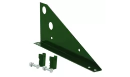 Кронштейн снегозадержателя для фальцевой кровли Optima RAL 6002. Цена: 826 руб. Артикул: 44463