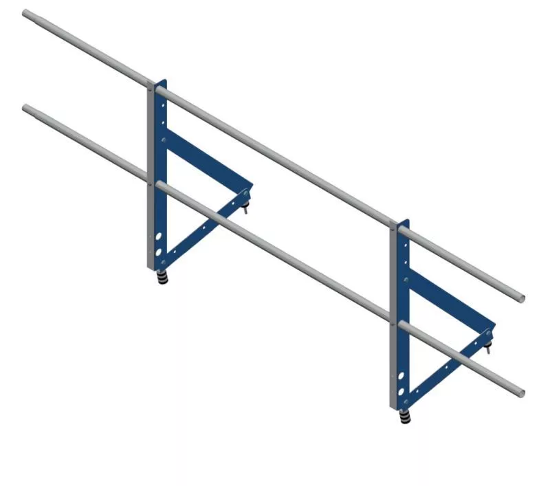 Ограждение кровельное на фальц Optima 0,65х2м RAL 5005 купить в краснодаре