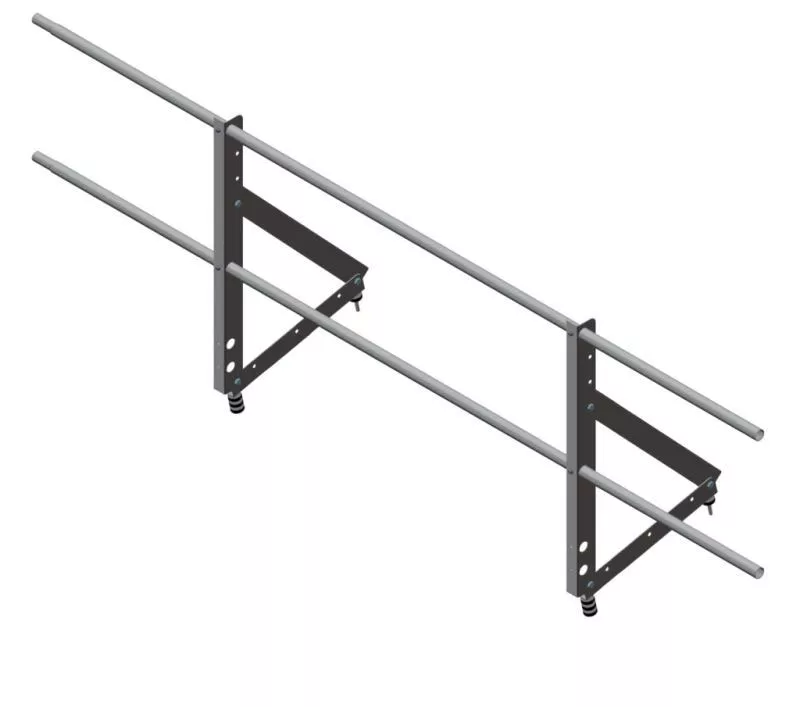 Ограждение кровельное на фальц Optima 0,65х2м RAL 3011 купить в краснодаре