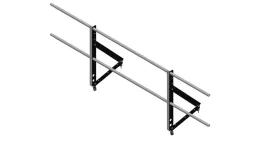 Ограждение кровельное на фальц Optima 0,65х2м RAL 9005. Цена: 3506 руб. Артикул: 44391