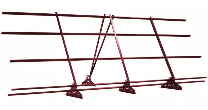 Ограждение кровельное со снегозадержателем GL 1,2х3 RAL 3018 купить в краснодаре