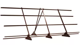 Ограждение кровельное со снегозадержателем на фальц GL 0,9х3 RAL 8004. Цена: 9417 руб. Артикул: 44073