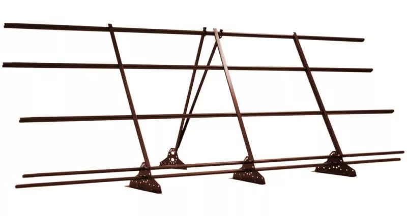 Ограждение кровельное со снегозадержателем на фальц GL 0,9х3 RAL 8004 купить в краснодаре