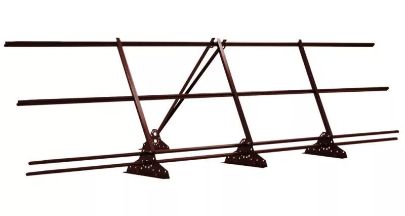 Ограждение кровельное со снегозадержателем на фальц Grand Line 0,9х3м RAL 3009 купить в краснодаре