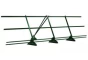 Ограждение кровельное со снегозадержателем на фальц Grand Line 1,2х3м RAL 6002 – Купить оптом и в розницу