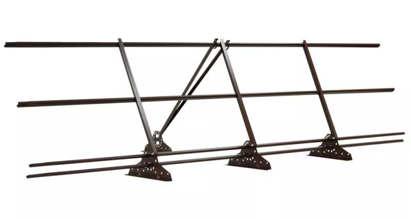 Ограждение кровельное со снегозадержателем на фальц Grand Line 1,2х3м RAL 8017 купить в краснодаре