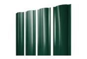 Штакетник Круглый с прямым резом 0,5 Satin Matt TX RAL 6005 зеленый мох – Купить оптом и в розницу