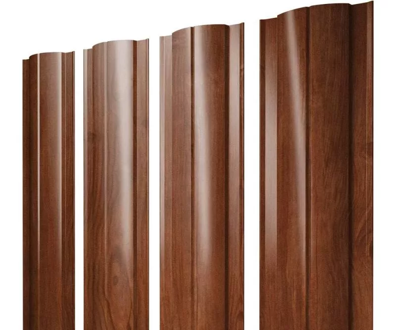 Штакетник Круглый с прямым резом 0,45 Print Premium Rowan Fresh TwinColor купить в краснодаре