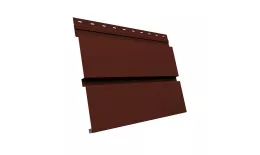 Квадро брус 3D 0,5 GreenCoat Pural BT, matt с пленкой RR 750 кирпично-красный (RAL 8004 терракота). Артикул: 41206