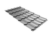 Металлочерепица GL Квинта плюс 3D (Kvinta Plus 3D) 0,5 GreenCoat Pural Matt RR 21 светло-серый – Купить оптом и в розницу