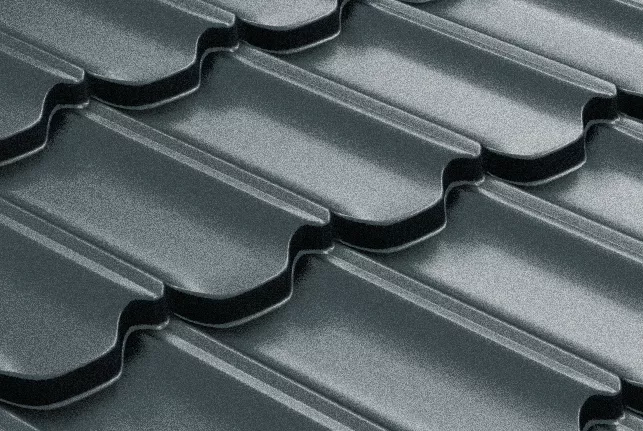 Металлочерепица GL Квинта плюс 3D (Kvinta Plus 3D) 0,5 GreenCoat Pural Matt RR 2H3 темно-серый купить в краснодаре