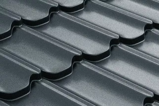 Металлочерепица GL Квинта плюс (Kvinta Plus) 0,5 GreenCoat Pural Matt RR 2H3 темно-серый купить в краснодаре