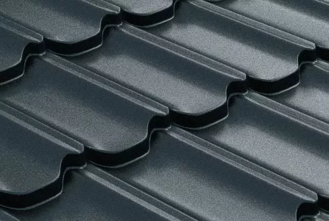 Металлочерепица GL Квинта плюс (Kvinta Plus) 0,5 GreenCoat Pural Matt RAL 7024 мокрый асфальт купить в краснодаре