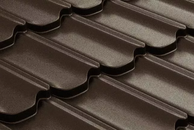 Металлочерепица Grand Line Квинта плюс 3D (Kvinta Plus 3D) 0,5 PurLite Matt RAL 8017 шоколад купить в краснодаре