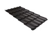 Металлочерепица Grand Line Квинта плюс 3D (Kvinta Plus 3D) 0,5 Satin Matt RR 32 темно-коричневый – Купить оптом и в розницу