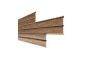 Сайдинг МЕТАЛЛ ПРОФИЛЬ Lбрус-XL-14х335 (ECOSTEEL_T-01-Кедр-0.5) – Купить оптом и в розницу