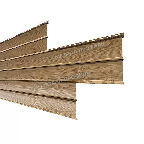 Сайдинг МЕТАЛЛ ПРОФИЛЬ Lбрус-XL-14х335 (ECOSTEEL_T-01-Сосна-0.5) купить в краснодаре