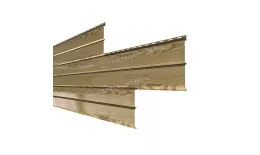 Сайдинг МЕТАЛЛ ПРОФИЛЬ Lбрус-XL-В-14х335 (ECOSTEEL-01-Сосна-0.5). Артикул: 41656
