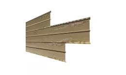 Сайдинг МЕТАЛЛ ПРОФИЛЬ Lбрус-XL-14х335 (ECOSTEEL_MA-01-Сосна-0.5). Артикул: 41378
