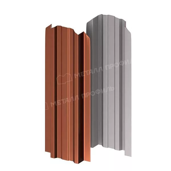Штакетник металлический МЕТАЛЛ ПРОФИЛЬ LАNE-O 16,5х99 (PURMAN-20-Argillite-0.5) купить в краснодаре