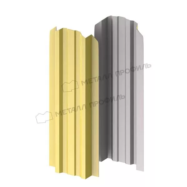 Штакетник металлический МЕТАЛЛ ПРОФИЛЬ LАNE-O 16,5х99 (ПЭ-01-1018-0.5) купить в краснодаре