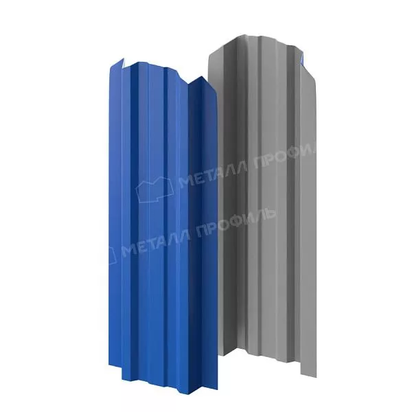 Штакетник металлический МЕТАЛЛ ПРОФИЛЬ LАNE-O 16,5х99 (ПЭ-01-5005-0.4) купить в краснодаре