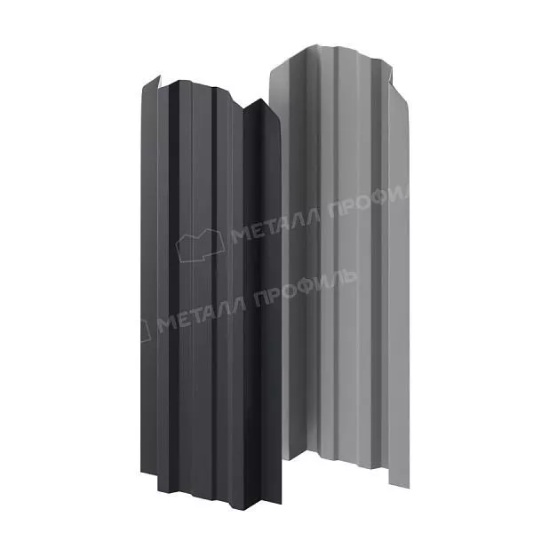 Штакетник металлический МЕТАЛЛ ПРОФИЛЬ LАNE-O 16,5х99 (ПЭ-01-7024-0.4) купить в краснодаре