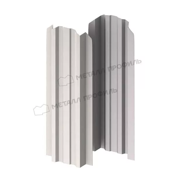 Штакетник металлический МЕТАЛЛ ПРОФИЛЬ LАNE-O 16,5х99 NormanMP (ПЭ-01-9002-0.5) купить в краснодаре