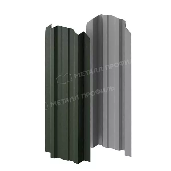 Штакетник металлический МЕТАЛЛ ПРОФИЛЬ LАNE-O 16,5х99 (VikingMP E-20-6007-0.5) купить в краснодаре