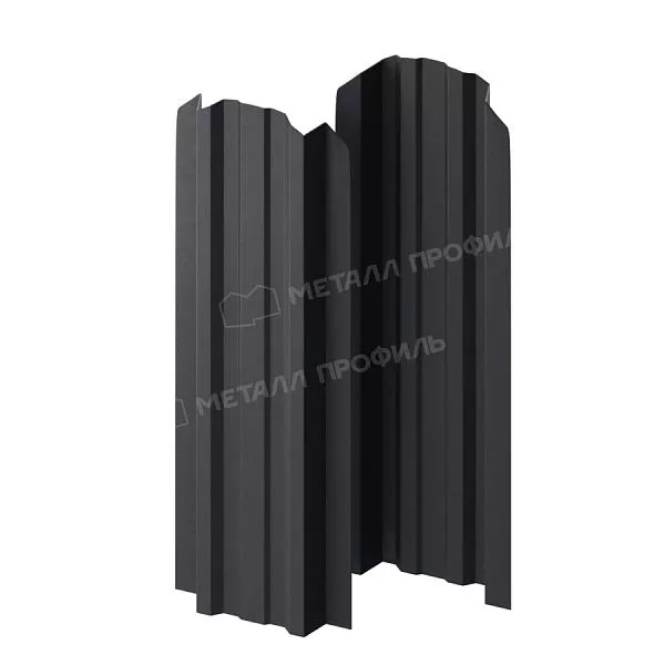 Штакетник металлический МЕТАЛЛ ПРОФИЛЬ LАNE-O 16,5х99 (ПЭМАД-01-7024\7024-0.4) купить в краснодаре