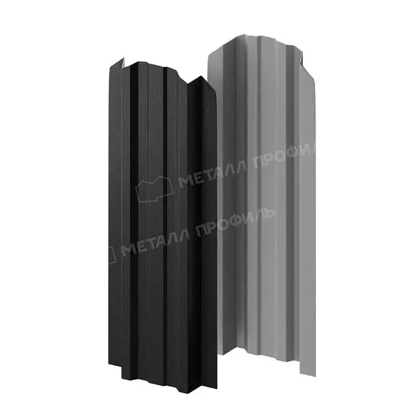 Штакетник металлический МЕТАЛЛ ПРОФИЛЬ LАNE-O 16,5х99 (ПЭ-01-9005-0.45) купить в краснодаре