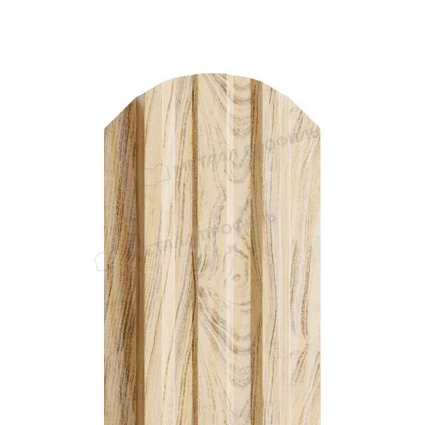 Штакетник металлический МЕТАЛЛ ПРОФИЛЬ LАNE-O 16,5х99 (ECOSTEEL_T-01-Сосна-0.5) купить в краснодаре