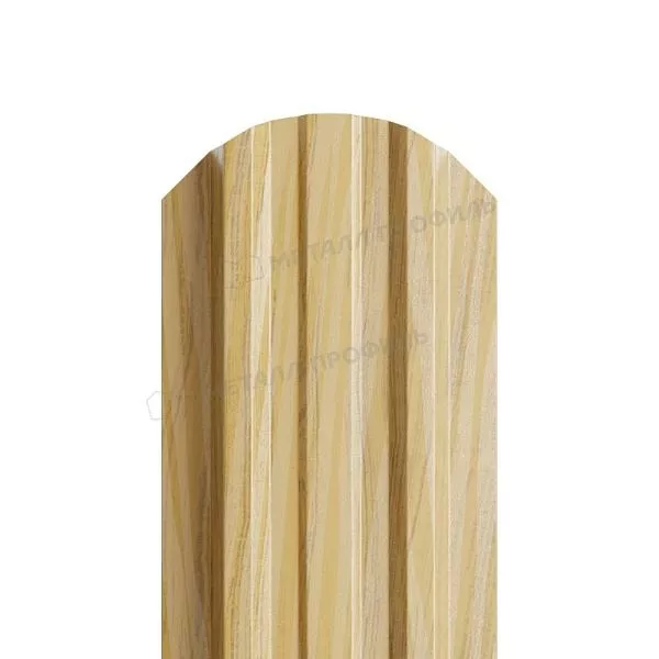 Штакетник металлический МЕТАЛЛ ПРОФИЛЬ LАNE-O 16,5х99 (ECOSTEEL_T-01-ЗолотойДуб-0.5) купить в краснодаре
