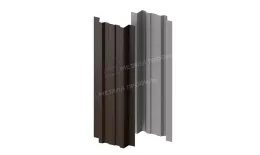 Штакетник металлический МЕТАЛЛ ПРОФИЛЬ LАNE-T 16,5х99 (VALORI-20-DarkBrown-0.5). Цена: 1186 руб. Артикул: 39539