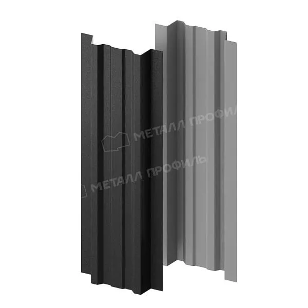 Штакетник металлический МЕТАЛЛ ПРОФИЛЬ LАNE-T 16,5х99 (VALORI-20-DarkGrey-0.5) купить в краснодаре