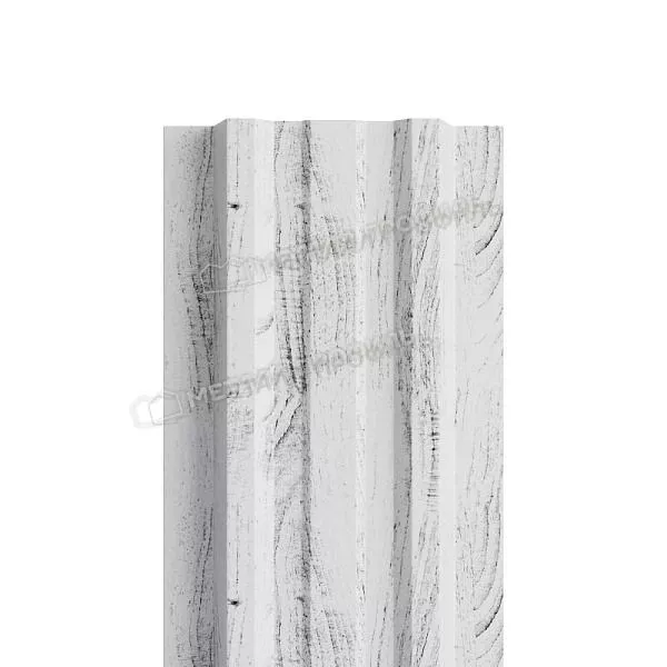 Штакетник металлический МЕТАЛЛ ПРОФИЛЬ LАNE-T 16,5х99 (ECOSTEEL_MA-01-Беленый Дуб-0.5) купить в краснодаре