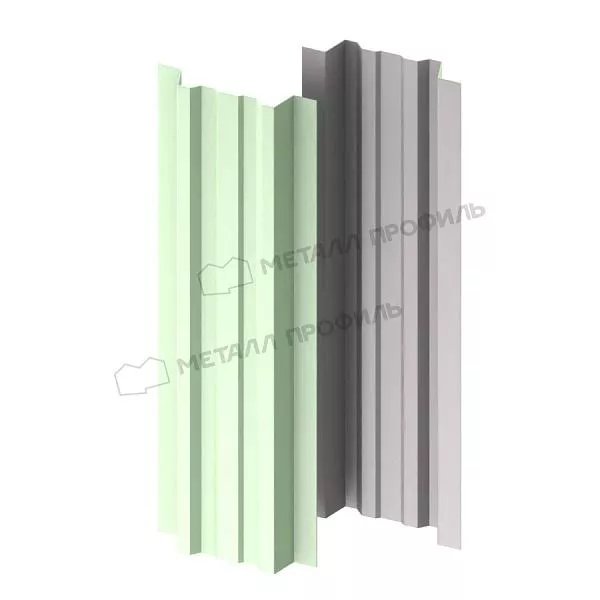 Штакетник металлический МЕТАЛЛ ПРОФИЛЬ LАNE-T 16,5х99 NormanMP (ПЭ-01-6019-0.5) купить в краснодаре