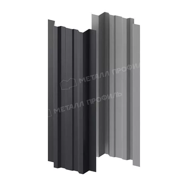 Штакетник металлический МЕТАЛЛ ПРОФИЛЬ LАNE-T 16,5х99 (ПЭД-01-7024\7024-0.4) купить в краснодаре