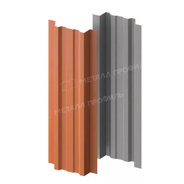 Штакетник металлический МЕТАЛЛ ПРОФИЛЬ LАNE-T 16,5х99 NormanMP (ПЭ-01-8004-0.5) купить в краснодаре