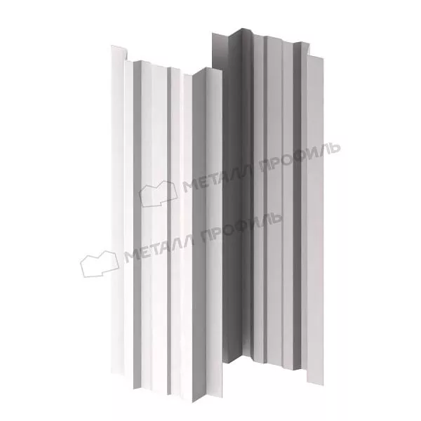 Штакетник металлический МЕТАЛЛ ПРОФИЛЬ LАNE-T 16,5х99 (ПЭ-01-9003-0.45) купить в краснодаре