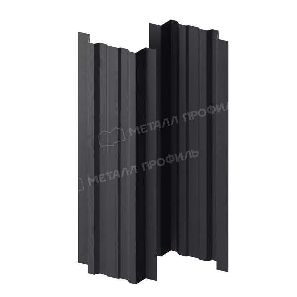 Штакетник металлический МЕТАЛЛ ПРОФИЛЬ LАNE-T 16,5х99 (ПЭМАД-01-7024\7024-0.4) купить в краснодаре