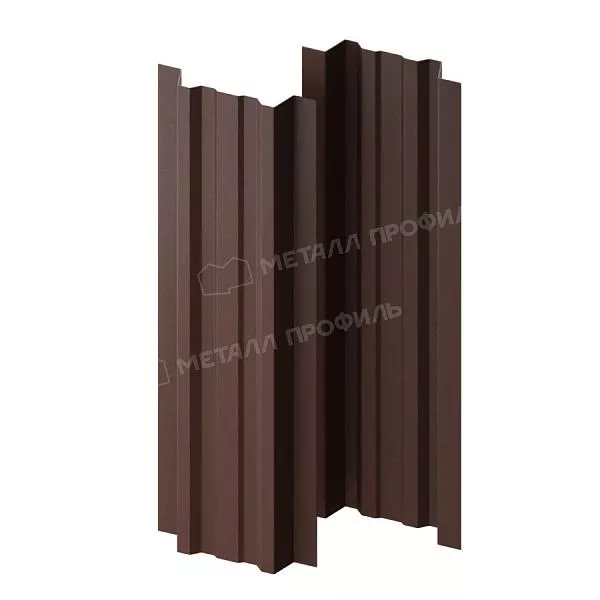 Штакетник металлический МЕТАЛЛ ПРОФИЛЬ LАNE-T 16,5х99 (VikingMP Д-01-8017\8017-0.45) купить в краснодаре