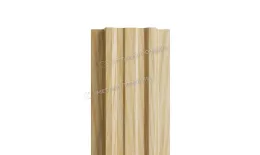 Штакетник металлический МЕТАЛЛ ПРОФИЛЬ LАNE-T 16,5х99 (ECOSTEEL_ТД-01-ЗолотойДуб-0.5). Цена: 1815 руб. Артикул: 39758