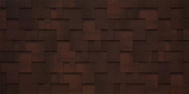 Гибкая черепица Tegola LAZIO Marrone 230 (коричневый с отливом) купить в краснодаре