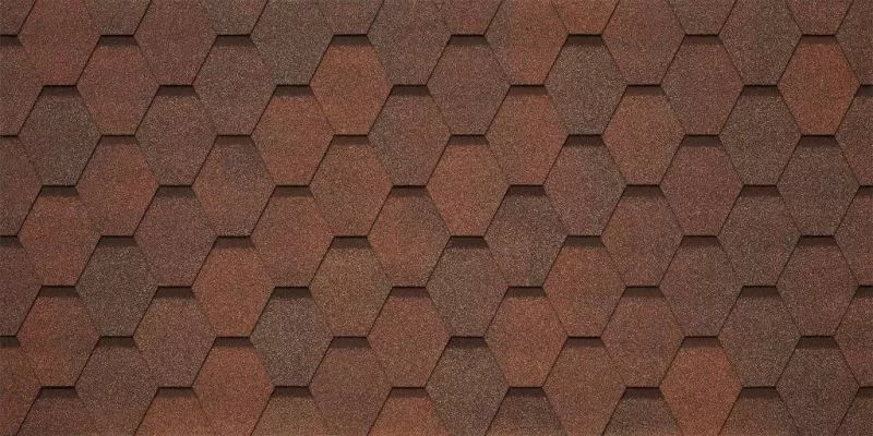 Гибкая черепица Tegola VENETO Nocciola 418 (коричневый фундук) купить в краснодаре