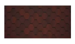 Гибкая черепица Tegola VENETO Amarone 410 (красный Амароне). Артикул: Tegola_New_1_110