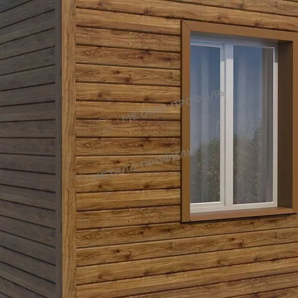 Сайдинг МЕТАЛЛ ПРОФИЛЬ Lбрус-15х240 (ECOSTEEL_MA-12-Античный Дуб-0.45) купить в краснодаре